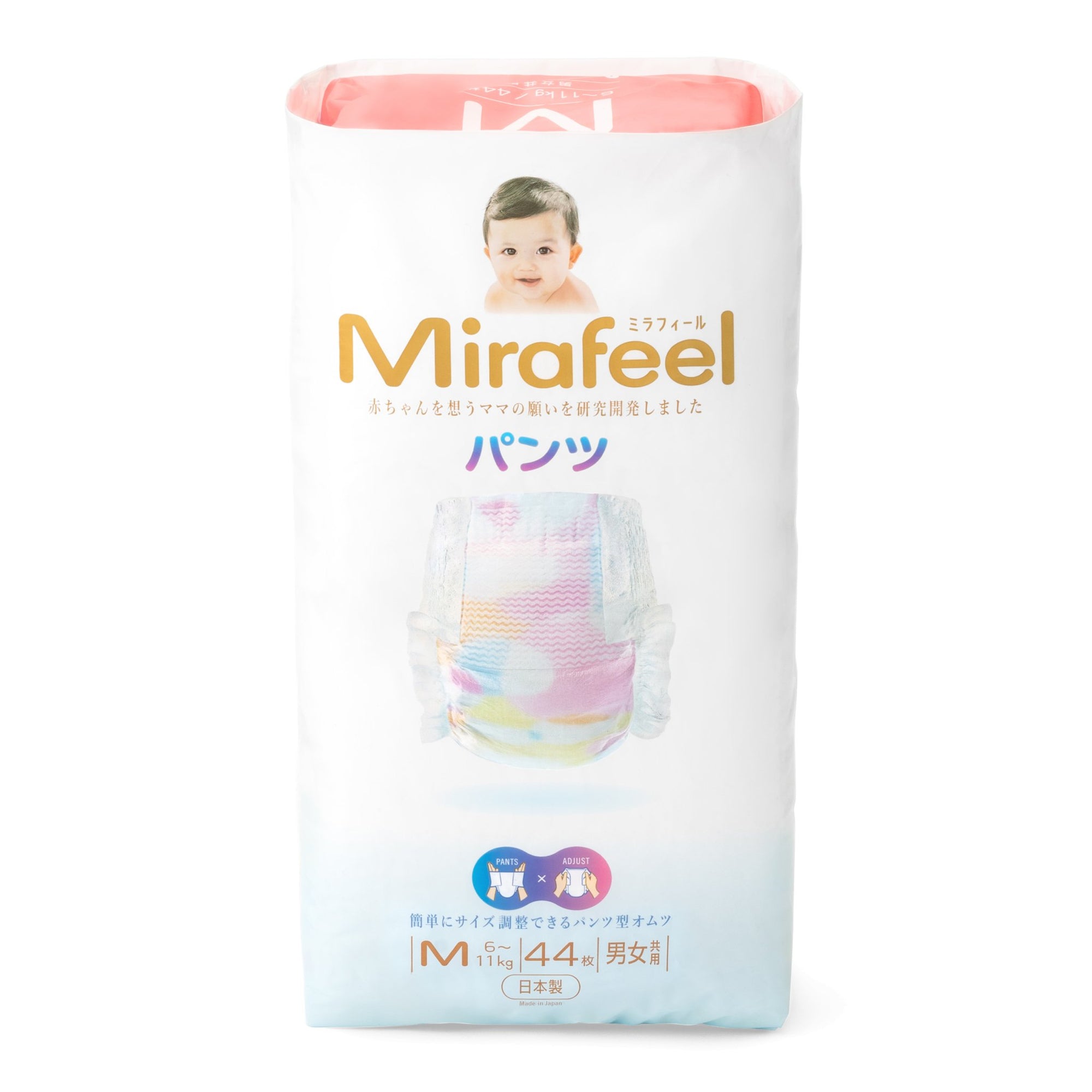 通常購入 Mサイズ 1箱（132枚 / 3袋×44枚） - Mirafeel