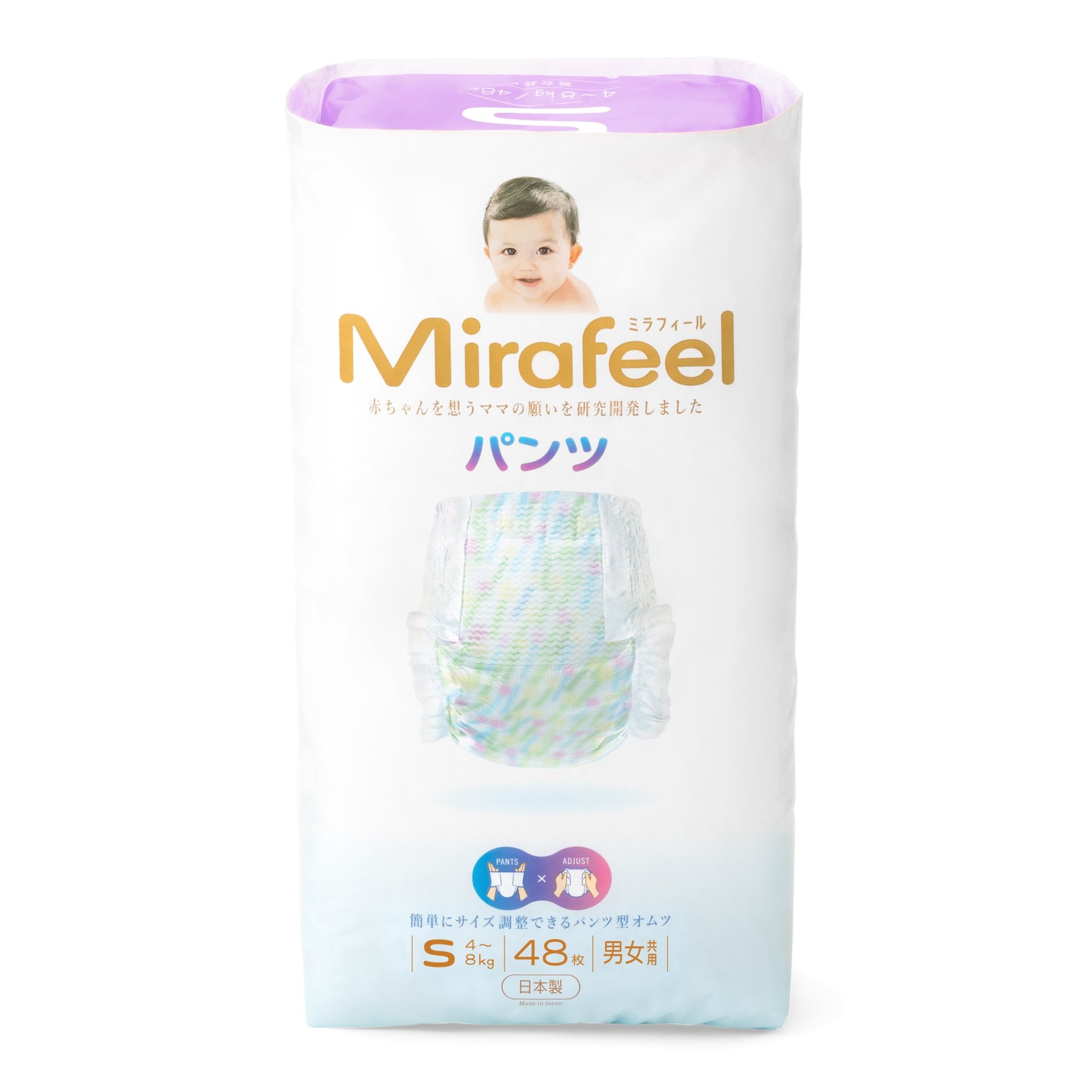 通常購入 Sサイズ 1箱（144枚 / 3袋×48枚） - Mirafeel